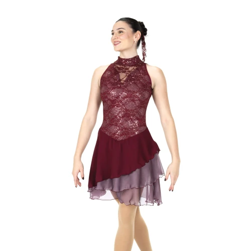 Jerry's Ice Skating Dress - Aurora AD110 Merlot Mambo Dress