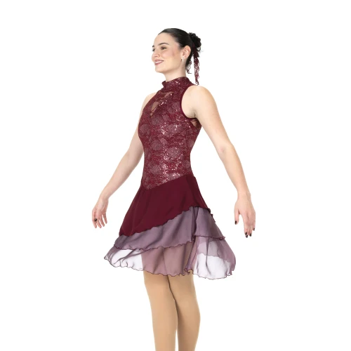 Jerry's Ice Skating Dress - Aurora AD110 Merlot Mambo Dress