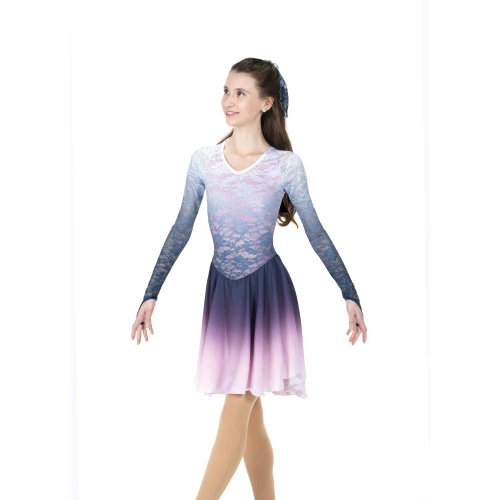 Jerry's Ice Skating Dress - Aurora AD111 Foxtrot Fade Dress