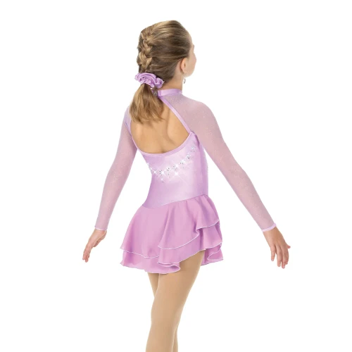 Jerry's Ice Skating Dress - Aurora AJ347 Strands of Crystals Dress - Pale Orchid