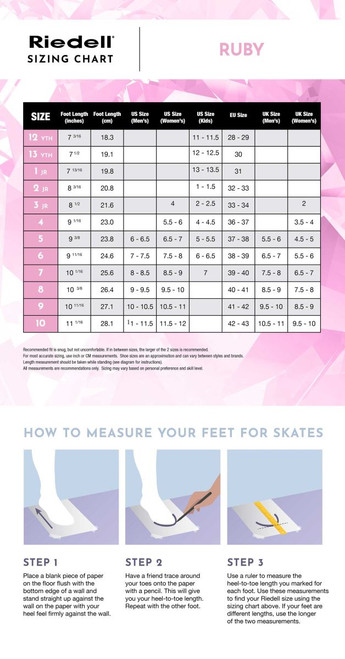 Riedell  Ruby Ice Skates (Refurbished, Size 6, Width D)