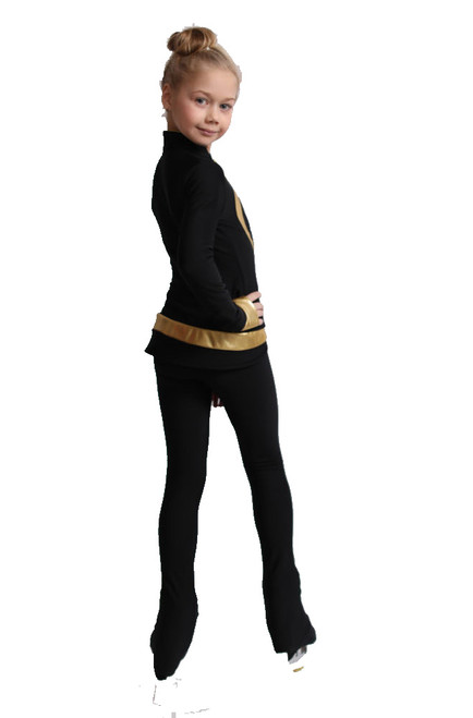 IceDress Figure Skating Outfit - Thermal - Tutti Frutti(Black with Gold)