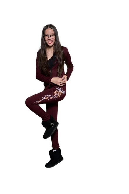 Floral Fusion Ice Skating Pants