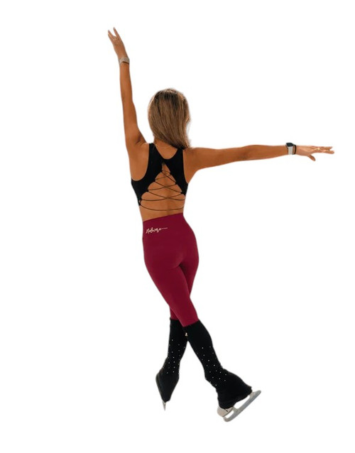 Sassy Ice Skating Top - Elastic Back