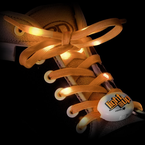 Roller Derby -  Light Em Up Lighted Laces Orange 2nd view