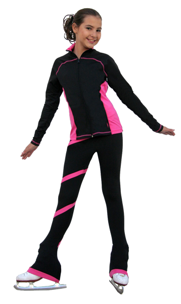 ChloeNoel J06 2Tone Princess Seam Figure Skating Jacket