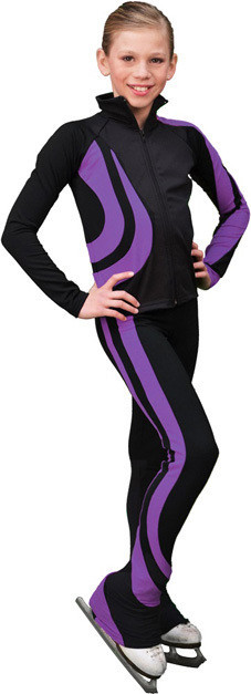 Holiday Deal - ChloeNoel P26 Swirls Skate Figure Skating Pants
