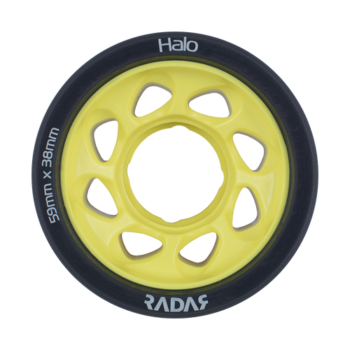 Riedell Skates Radar Halo 59mm Indoor Skate Wheels (Set of 4) 8th view