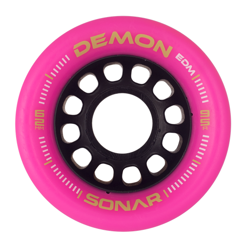 Riedell Skates Sonar Demon EDM 62mm Indoor Skate Wheels (Set of 4) 11th view