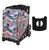Zuca Sport Bag - Pink Oasis with Gift  Black/Pink Seat Cover (Black Non-Flashing Wheels Frame)