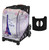 Zuca Sport Bag - Meet Me In Paris with Gift  Black/Pink Seat Cover (Black Non-Flashing Wheels Frame)