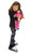 Figure Skating Pants "Multi Colors Skating Designs"applique 3RD VIEW