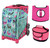Zuca Sport Bag - Llama Rama  with Gift Hot Pink/Black Seat Cover and Pink Lunchbox( Pink Frame)