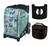Zuca Sport Bag - Llama Rama  with Gift Hot Pink/Black Seat Cover and Black Lunchbox( Black Frame)