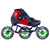 Atom Luigino Kid's 3 Wheel Adjustable Challenge Indoor Inline Skate Package