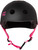 S1 Lifer Helmet - Black Matte w/ Pink Straps 2nd view