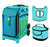 Zuca Sport Bag - Orbz with Gift  Turquoise/Brown Seat Cover and Turquoise Lunchbox (Turquoise Frame)