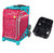 Zuca Sport Bag - Pink Sk8 with Gift  One Large and Two Mini Utility Pouches (Turquoise Frame)