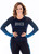 Elite Xpression - Black Shirt with Sublimated Sleeves - Blue Sparkle
