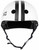 S1 Lifer Helmet - White Gloss w/ Black Stripes