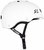 S1 Lifer Helmet - White Gloss w/ Black Stripes