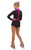 IceDress Figure Skating Outfit - Thermal - Arabesque 2 (Black with Fuchsia lycra)