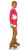 IceDress Figure Skating Outfit - Thermal - Oriental-2 (Fuchsia and White)