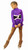 IceDress Figure Skating Dress-Thermal -  Jackson (Purple)