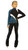 IceDress - IceDress Figure Skating Outfit - Thermal - Split (Turquoise)