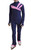 IceDress - Figure Skating Training Overalls -  Rays (Blue and Pink)