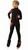 IceDress Figure Skating Outfit - Thermal -Disco (Black and Coral)