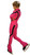 IceDress Figure Skating Outfit - Thermal -Flip (Fuchsia with Black Line)