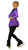 IceDress Figure Skating Outfit - Thermal - Butterfly (Purple)