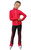 IceDress Figure Skating Jacket - Drape-3 (Raspberry)