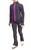 IceDress Figure Skating Jacket - Kant (Gray with Purplet Line)