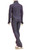 IceDress Figure Skating Jacket - Kant (Gray with Purplet Line)