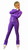 IceDress Figure Skating Jacket -Todes(Purple with White Line)