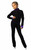 IceDress Figure Skating Jacket -Todes(Black with Purple Line)