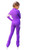 IceDress Figure Skating Outfit - Thermal - Star (Purple with White)