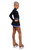 IceDress Figure Skating Dress-Thermal -  Lasso(Black with Blue)