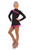 IceDress Figure Skating Dress-Thermal -  Lasso(Black with Fuchsia)