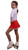 IceDress - Figure Skating Skirt s -  Rogue (Red and White)