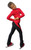 IceDress Figure Skating Pants - Drape-3 (Raspberry)