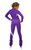 IceDress Figure Skating Thermal Pants -Euler (Purple and White)