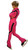 IceDress Figure Skating Pants -Flip (Fuchsia with Black Line)