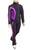 IceDress Figure Skating Pants - Lutz (Gray and Purple)