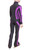 IceDress Figure Skating Pants - Lutz (Gray and Purple)