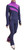 IceDress Figure Skating Pants - Rays (Gray and Purplet)