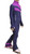 IceDress Figure Skating Pants - Rays (Gray and Purplet)