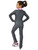 IceDress Figure Skating Pants - Rays (Light Grey and Pink)
